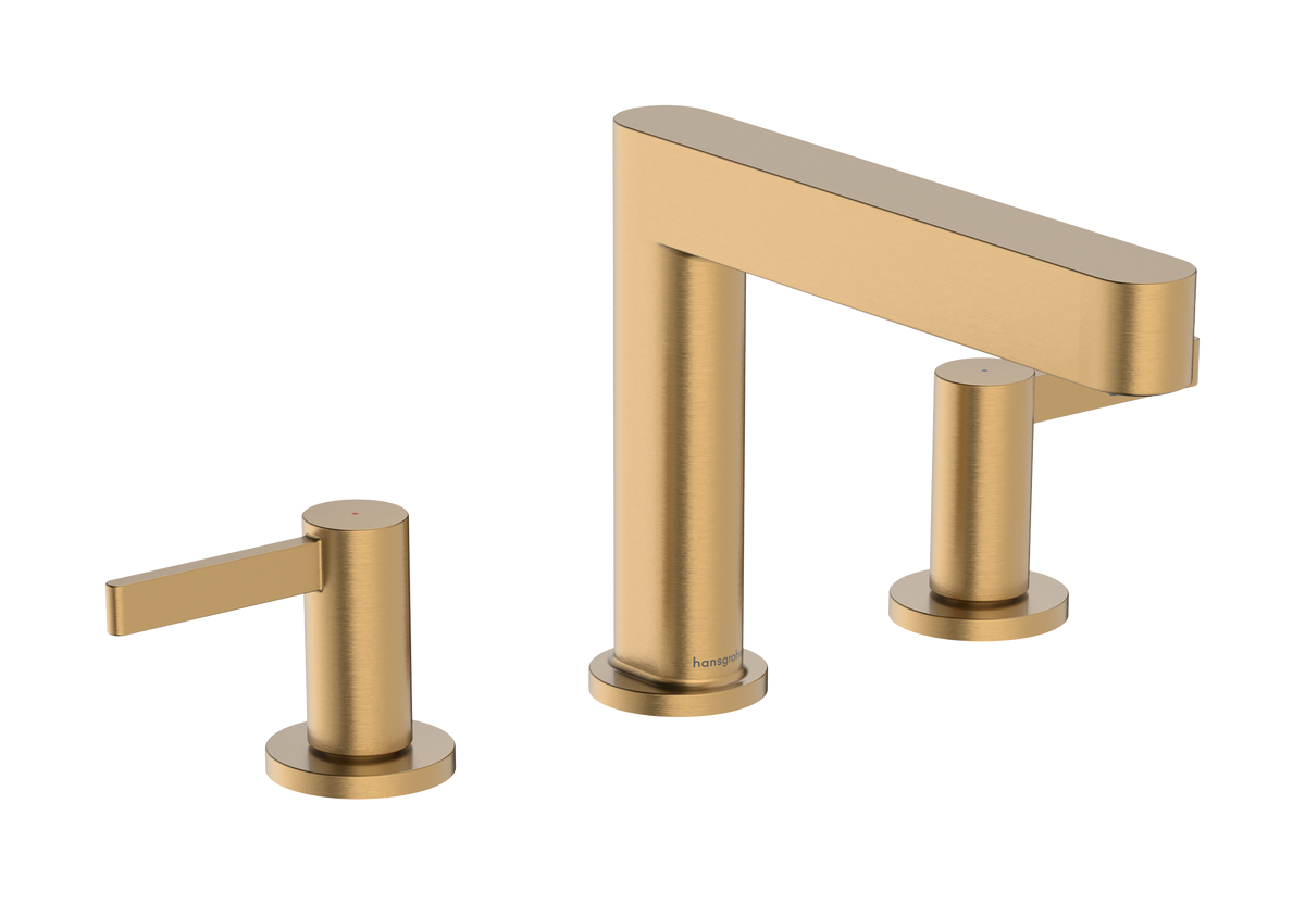 ברז 3 חורים מהמשטח כולל ונטיל פתיחה בלחיצה Finoris 3-hole basin mixer 110 with push-open waste set