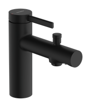 Hansgrohe Zesis S Single lever bath and shower mixer Monotrou Matt Black 74430670