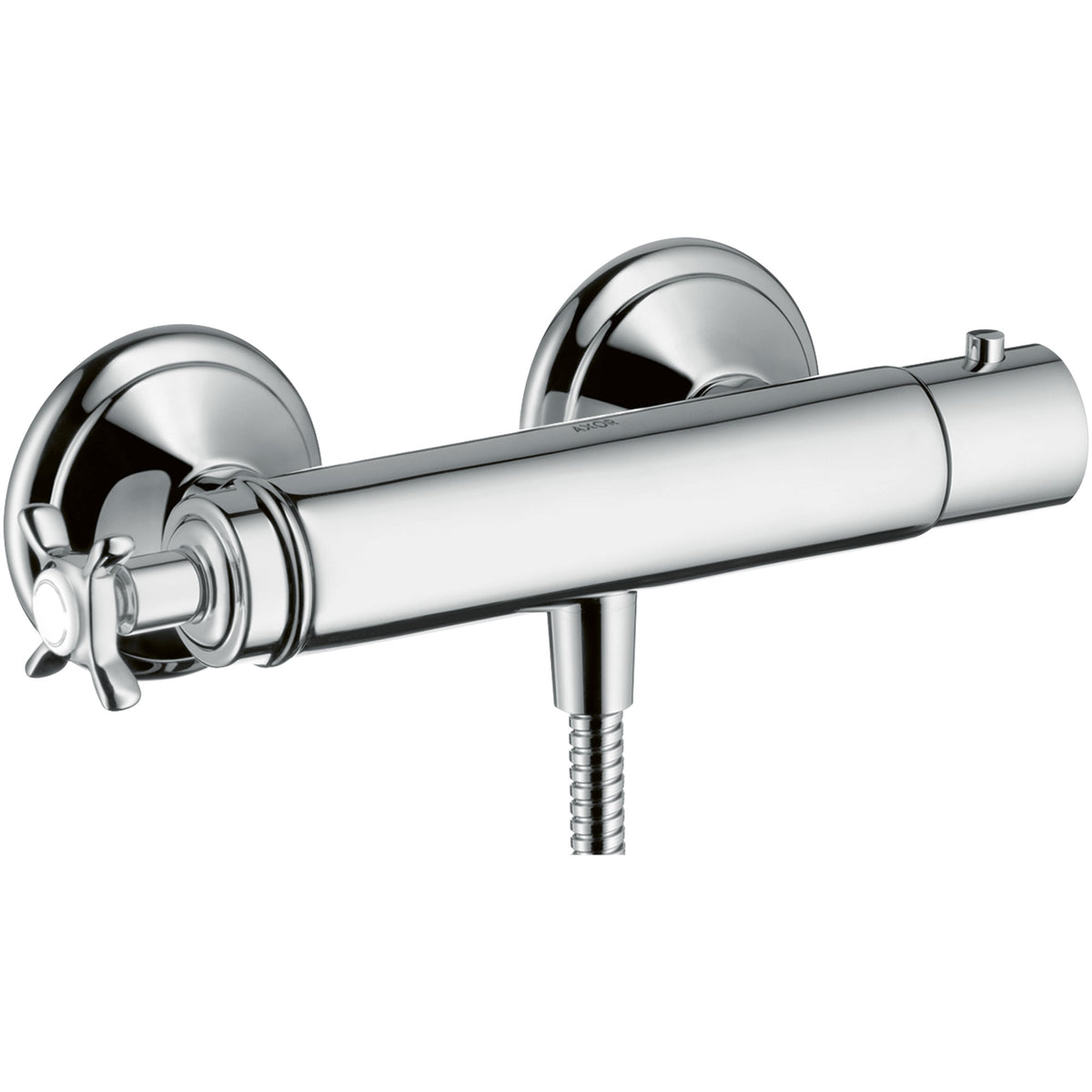 תרמוסטט אלקטרוני ללא פיה אקסור AXOR Montreux Shower thermostat for exposed installation with cross handle