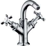 ברז בידה עם ידיות X ומערכת ניקוז אקסור AXOR Montreux 2-handle bidet mixer with cross handles and pop-up waste set