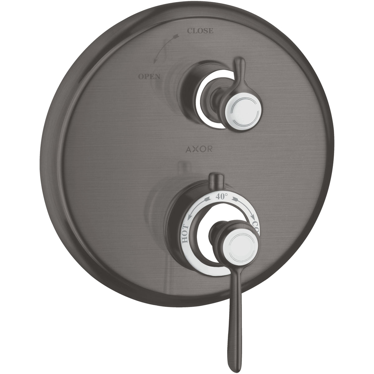 אינטרפוץ תרמוסטטי 3 דרךAXOR Montreux Thermostat for concealed installation with lever handle and shut-off valve