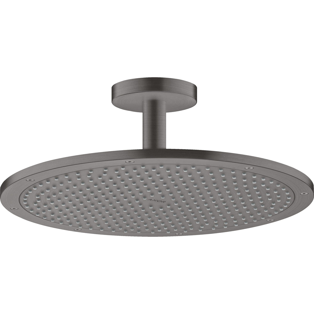 ראש מקלחת  35 סמ POWDERRAIN וזרוע 10 ס“מ מהתקרה    AXOR ShowerSolutions Overhead shower 350 1jet with ceiling connection