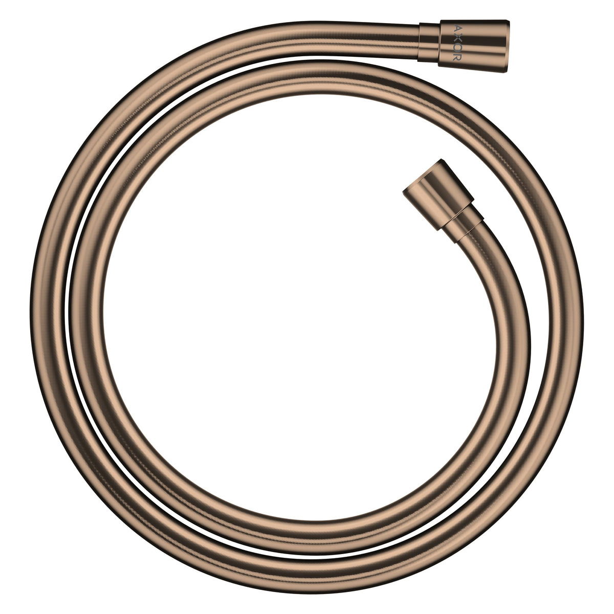 AXOR ShowerSolutions Metal effect shower hose 1.25 m with conical nuts