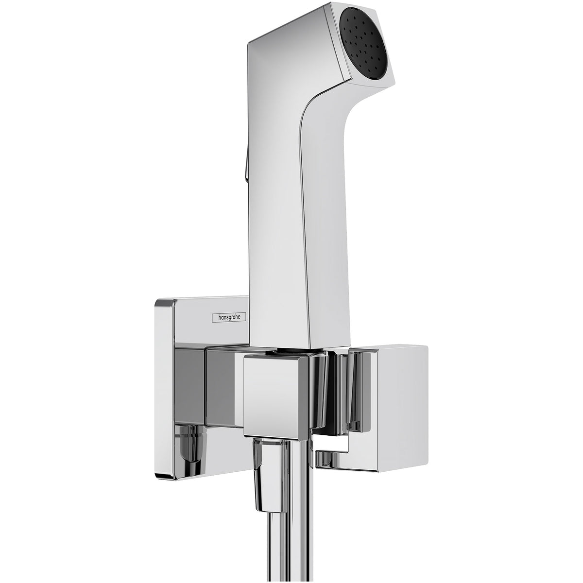 ברז בידה כולל מאחז וצינור Hansgrohe Bidette hand shower 1jet E EcoSmart for cold water with shower holder and hose 125 cm