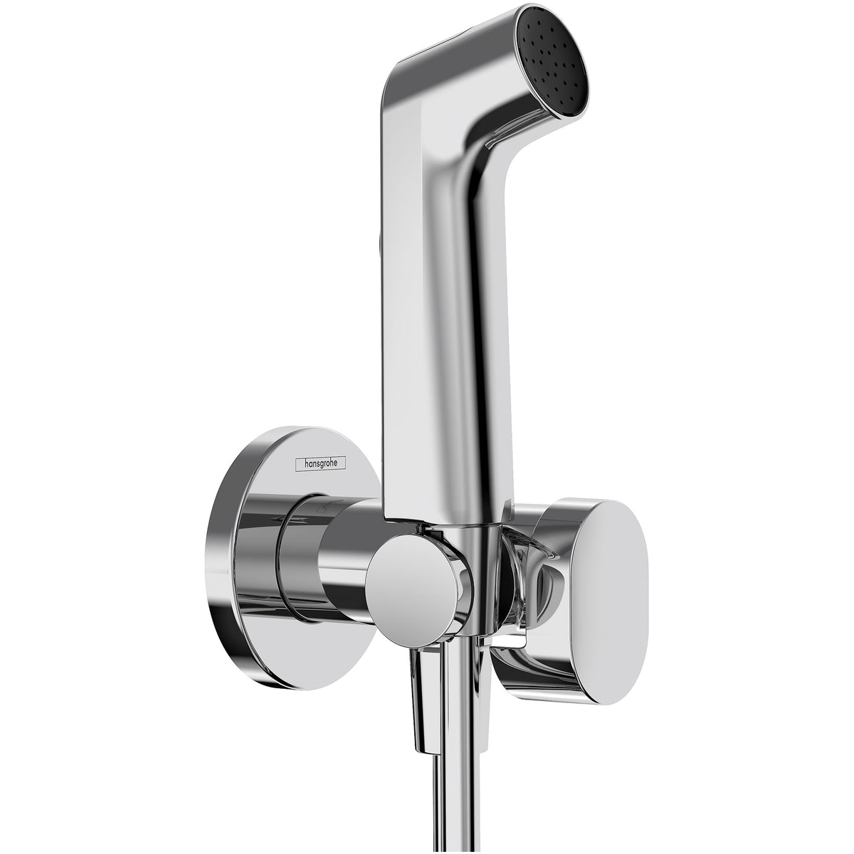 ברז בידה כולל מאחז וצינור HG Bidette S ww hose1250mm/port  29235180Bidette hand shower 1jet E EcoSmart for warm water with shower holder and shower hose 125 cm (Copy)