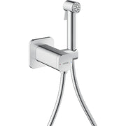 רוזטה 120/120AXOR Bidette Showers Bidette hand shower 1jet softsquare for mixed water with shower holder and shower hose 1.25 m