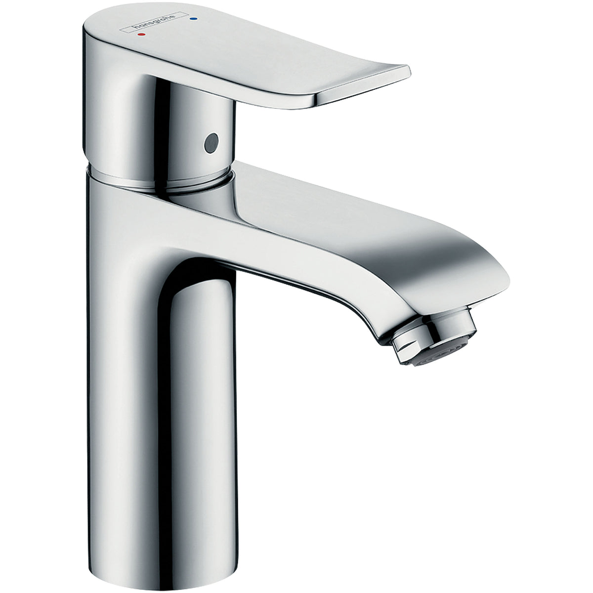 Metris Single lever basin mixer 110 for LowPressure/vented hot water cylinders with pop-up waste set