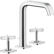 ברז כיור 3 חורים עם מערכת ניקוז אקסור AXOR Citterio E 3-hole basin mixer 170 with escutcheons and pop-up waste set