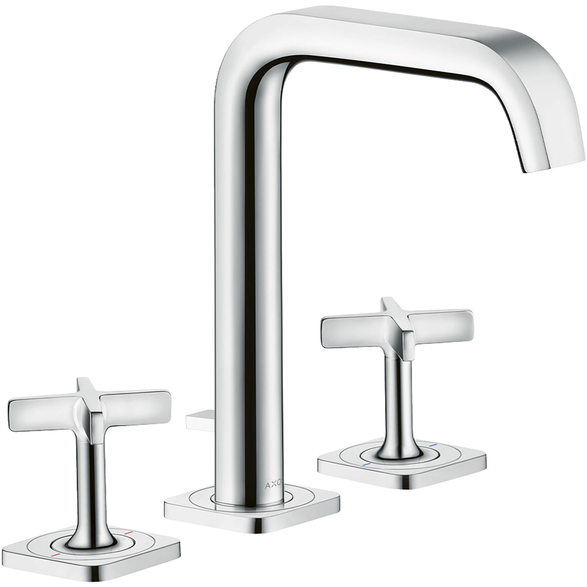 ברז כיור 3 חורים עם מערכת ניקוז אקסור AXOR Citterio E 3-hole basin mixer 170 with escutcheons and pop-up waste set