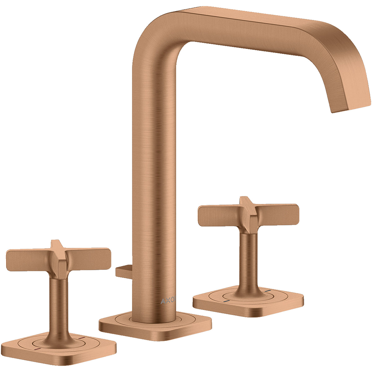 ברז כיור 3 חורים עם מערכת ניקוז אקסור AXOR Citterio E 3-hole basin mixer 170 with escutcheons and pop-up waste set