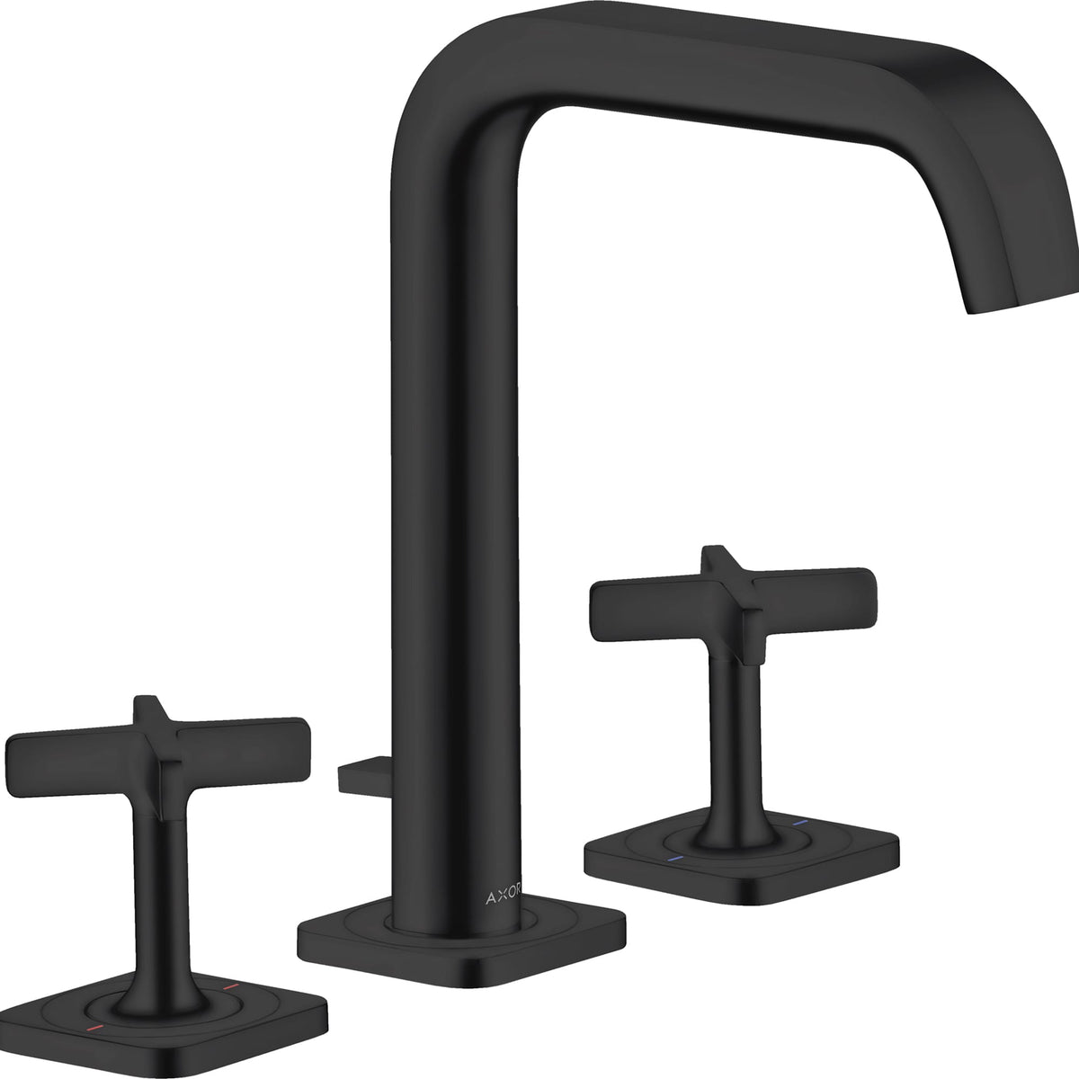 ברז כיור 3 חורים עם מערכת ניקוז אקסור AXOR Citterio E 3-hole basin mixer 170 with escutcheons and pop-up waste set