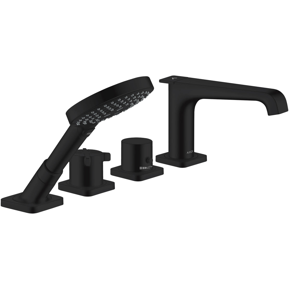 ברז אמבטיה 4 חורים אקסור AXOR Citterio E 4-hole tile mounted thermostatic bath mixer
