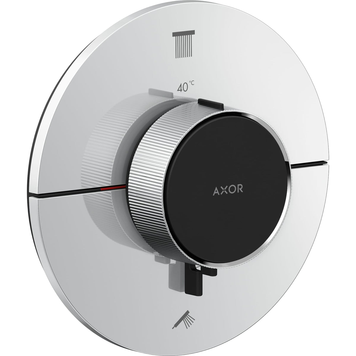 תרמוסטט 4 דרך  ShowerSelect AXOR IDAXOR ShowerSelect ID Thermostat for concealed installation round for 2 functions