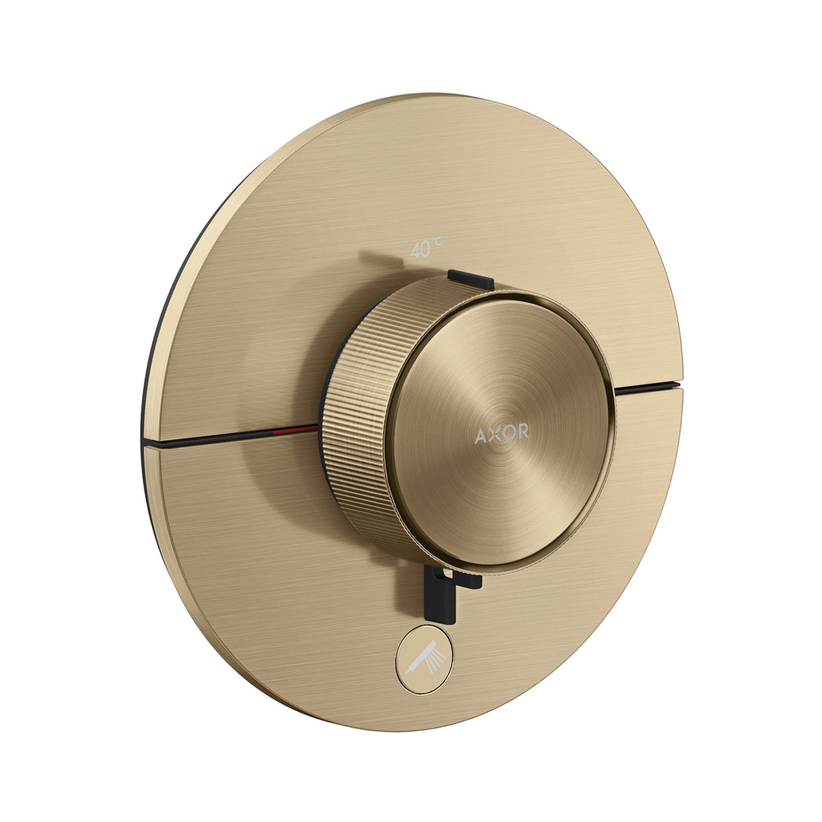 תרמוסטט בלבד  ShowerSelect AXOR IDAXOR ShowerSelect ID Thermostat HighFlow for concealed installation round for 1 function and additional outlet