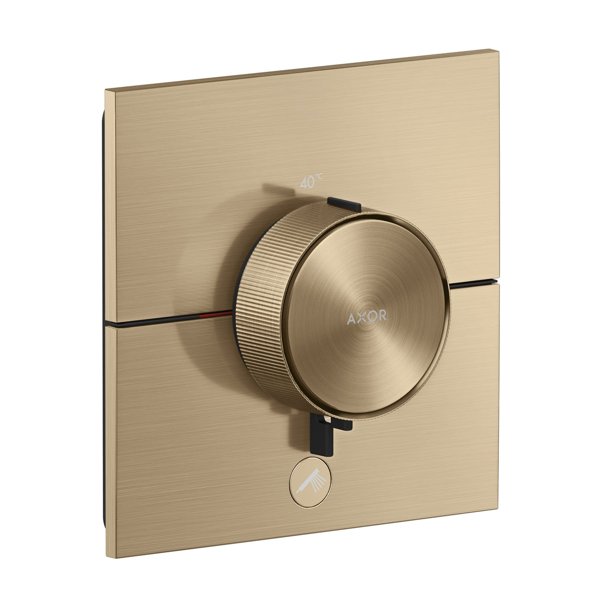 תרמוסטט בלבד  ShowerSelect AXOR IDAXOR ShowerSelect ID Thermostat HighFlow for concealed installation square for 1 function and additional outlet