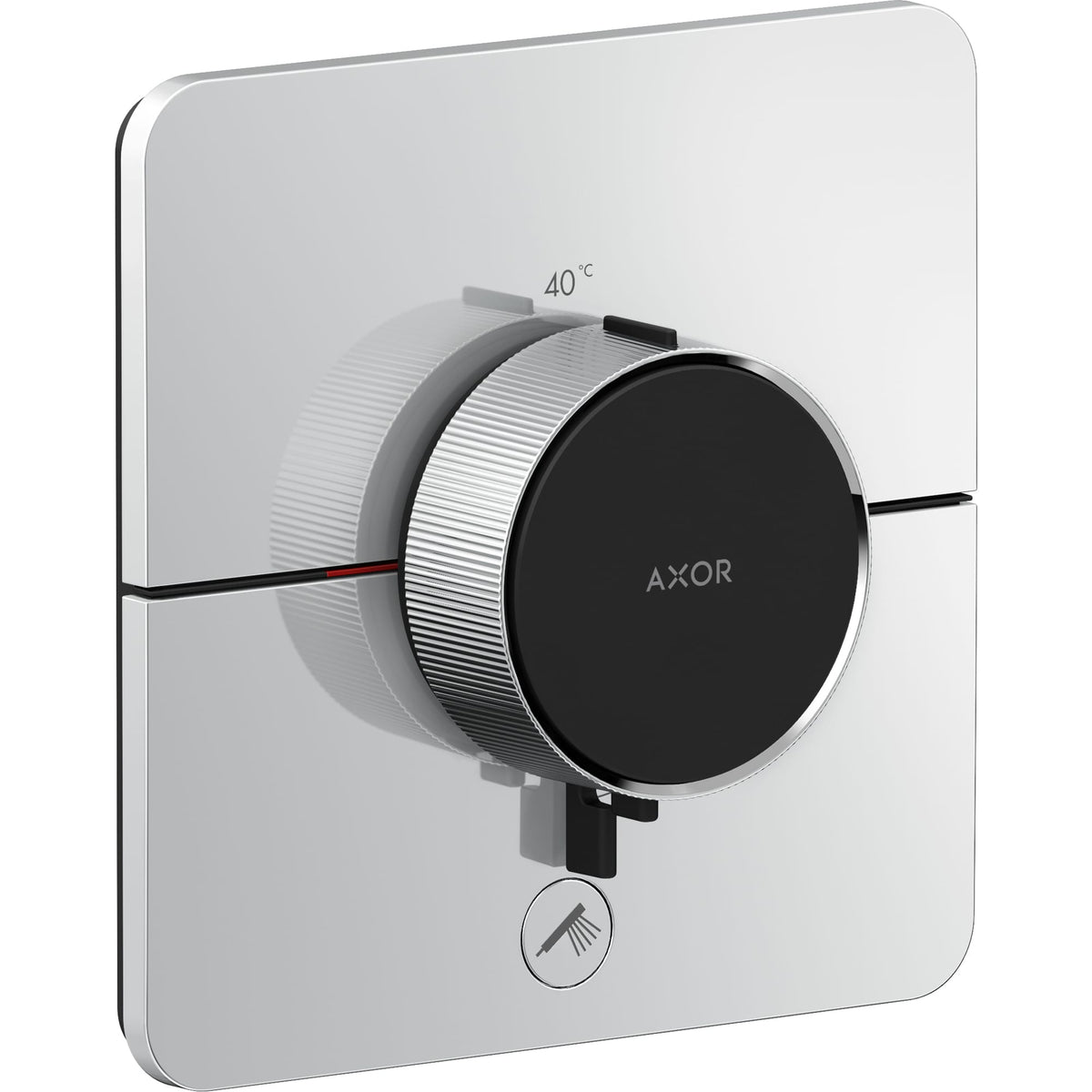 תרמוסטט בלבד  ShowerSelect AXOR IDAXOR ShowerSelect ID Thermostat HighFlow for concealed installation SoftSquare for 1 function and additional outlet