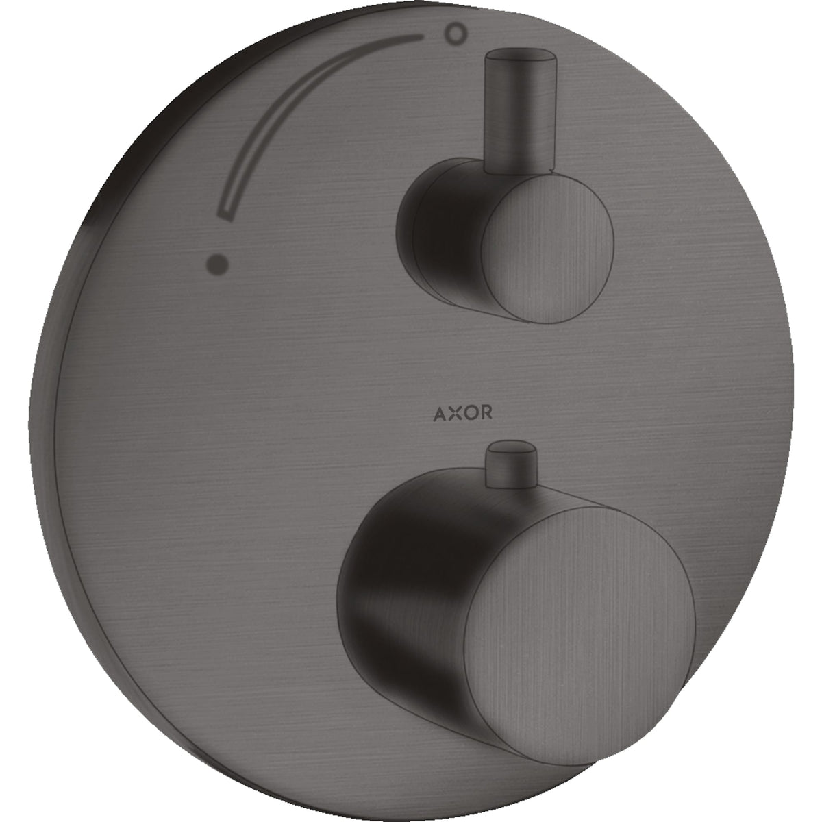 כיסוי חיצוני לתרמוסטט ברז ניתוק 3 דרך AXOR Uno Thermostat for concealed installation with shut-off valve