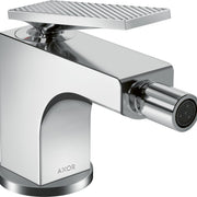 ברז בידה עם ידית מנוף ומערכת ניקוז אקסור AXOR Citterio Single lever bidet mixer with lever handle and pop-up waste set - rhombic cut