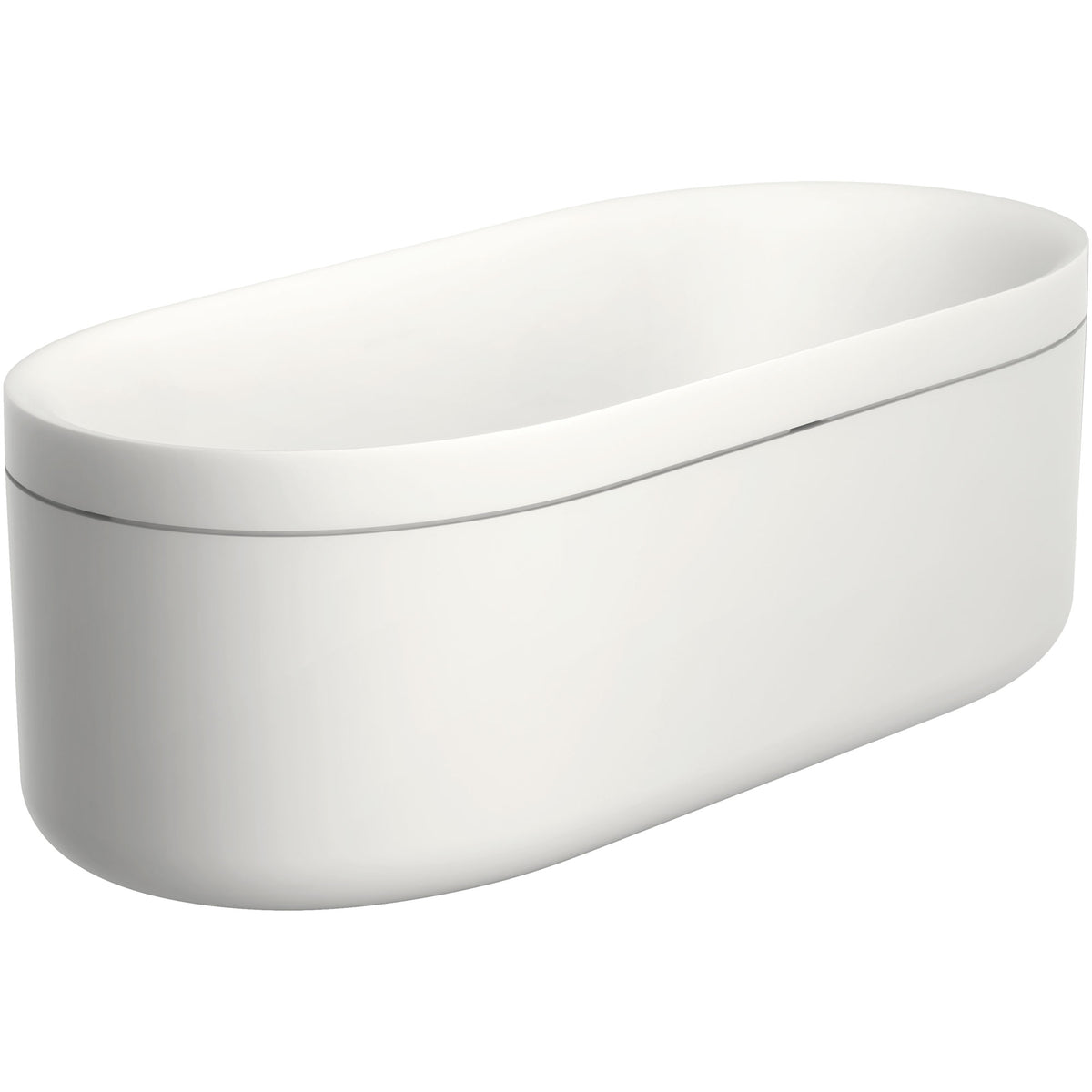 אמבטיה פריסטנדינג AX Suite B&B 1900/850mm כולל אביק, סיפון ואוברפלוAXOR Suite Bathtub 1900/850