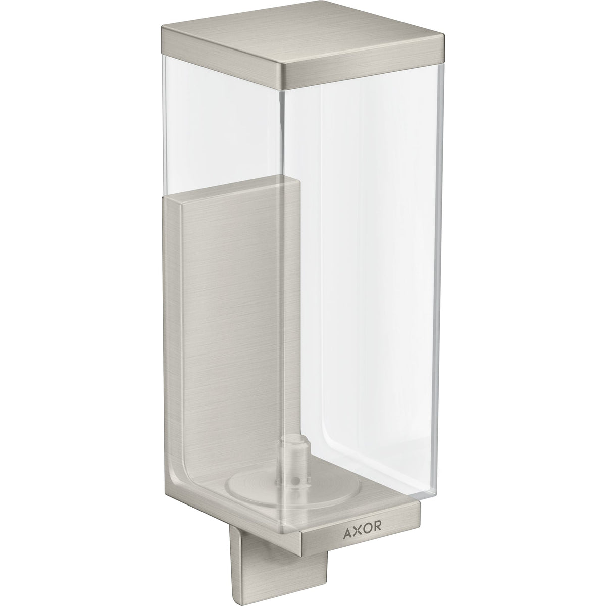 מיכל לסבון נוזלי עם חיבור מהקיר AXOR Universal Rectangular Liquid soap dispenser