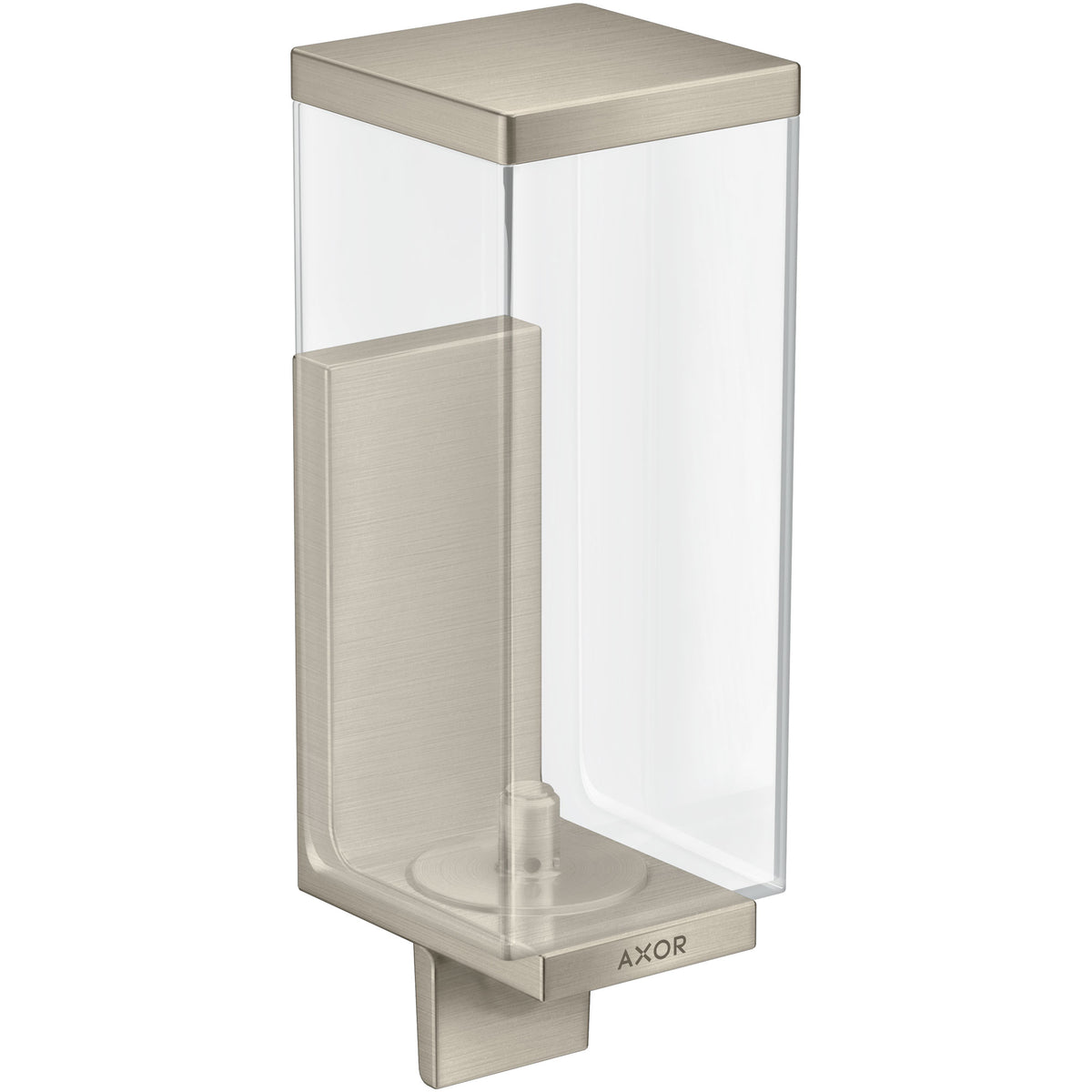 מיכל לסבון נוזלי עם חיבור מהקיר AXOR Universal Rectangular Liquid soap dispenser