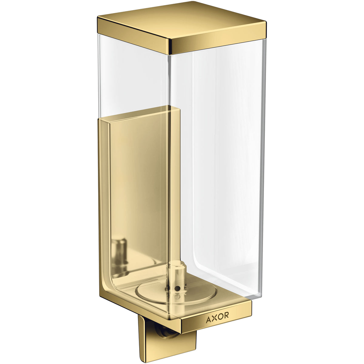 מיכל לסבון נוזלי עם חיבור מהקיר AXOR Universal Rectangular Liquid soap dispenser
