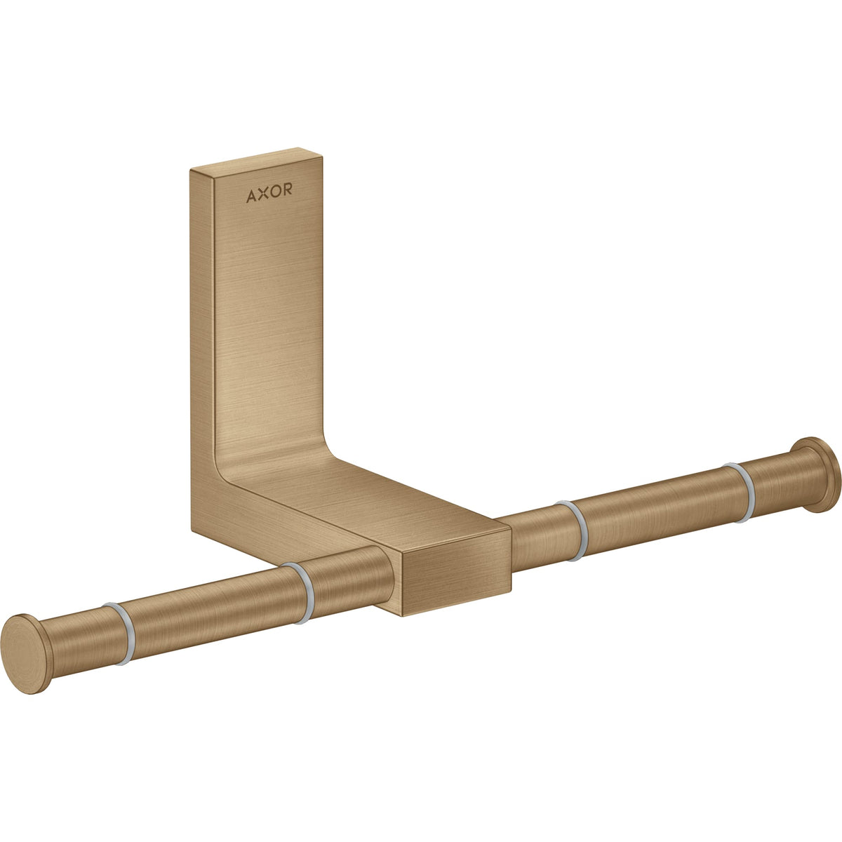 מחזיק לנייר טואלט כפול אקסור AXOR Universal Rectangular Toilet paper holder double