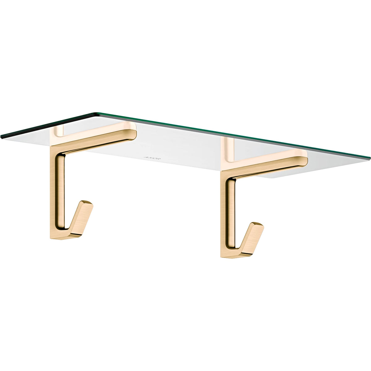 מדף זכוכית עם מתלה מגבות אקסור  AXOR Universal Softsquare Bath towel shelf