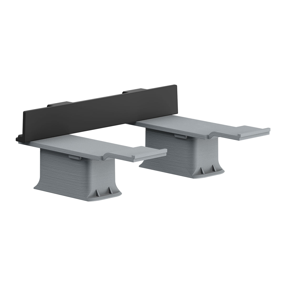 סט מתאמים להתקנת אביזרים על מסילה אקסור AXOR Universal Softsquare Adapter set