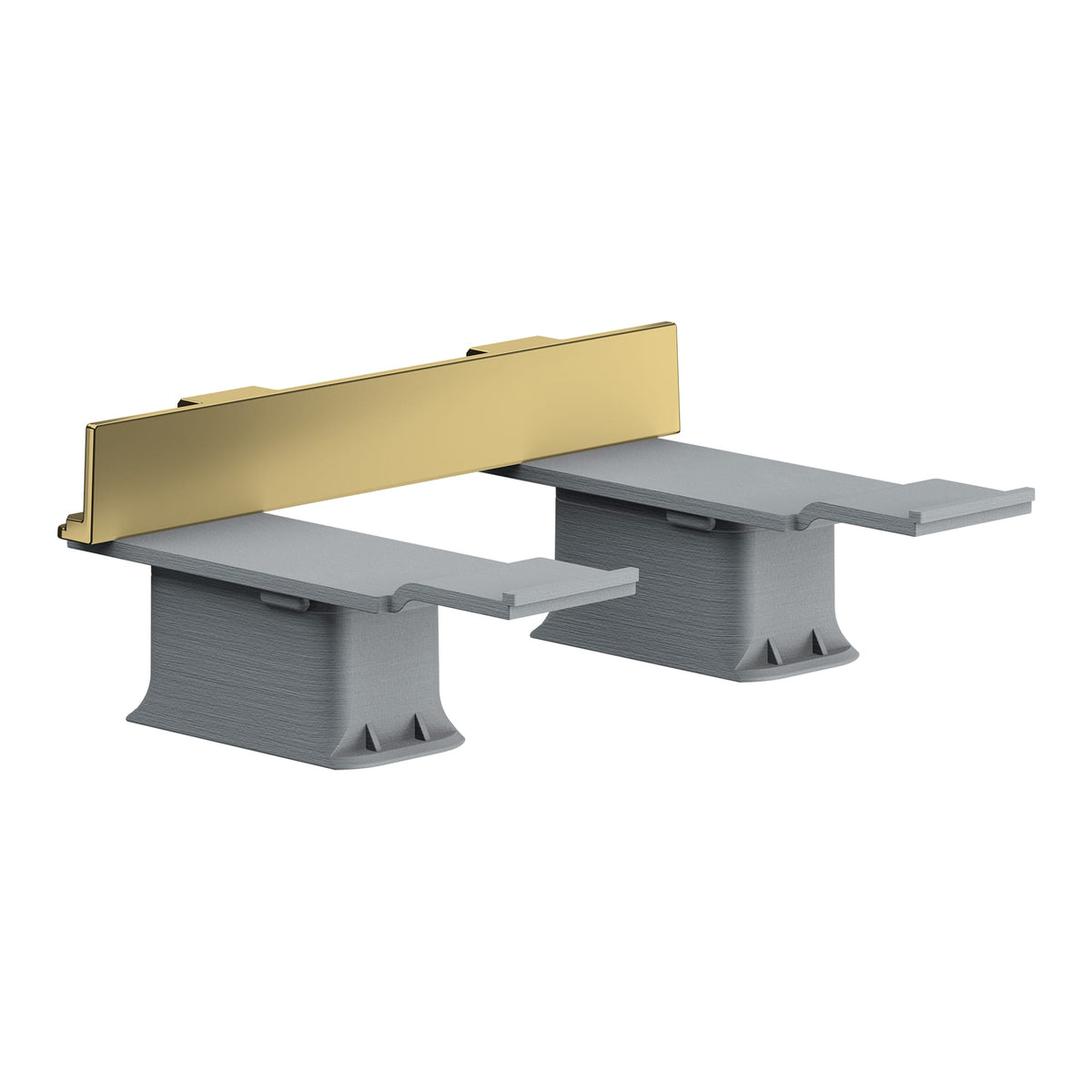סט מתאמים להתקנת אביזרים על מסילה אקסור AXOR Universal Softsquare Adapter set