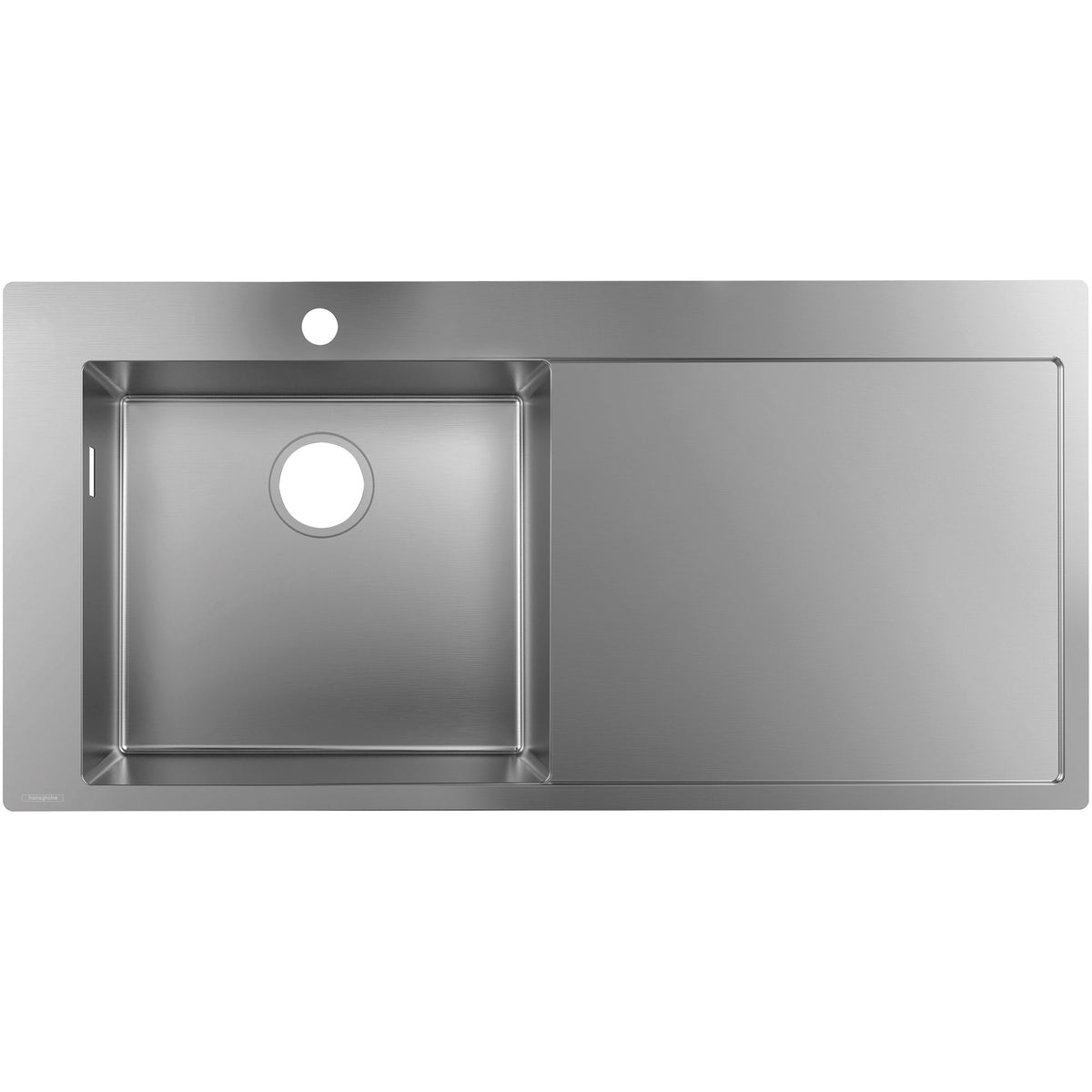 S71 S716-F450 Built-in sink 450 with drainboard right