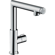 ברז כיור אקסור  AXOR Uno Basin mixer Select 220 with pop-up waste set