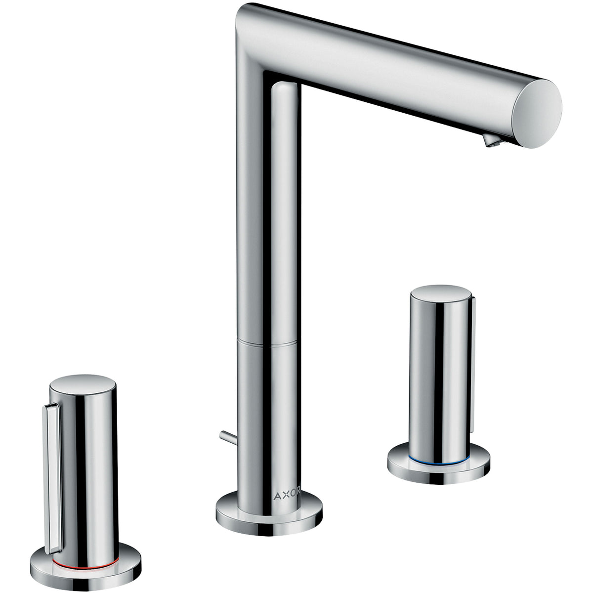 ברז לכיור עם שלושה חורים אקסור AXOR Uno 3-hole basin mixer 200 with zero handles and pop-up waste set