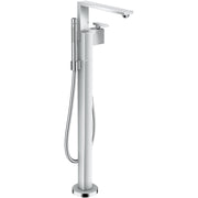 ברז אמבטיה עומד עם מזלף יד אקסור AXOR Edge Single lever bath mixer floor-standing - diamond cut