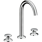 ברז לכיור עם שלושה חורים אקסור AXOR One 3-hole basin mixer Select 170 with push-open waste set