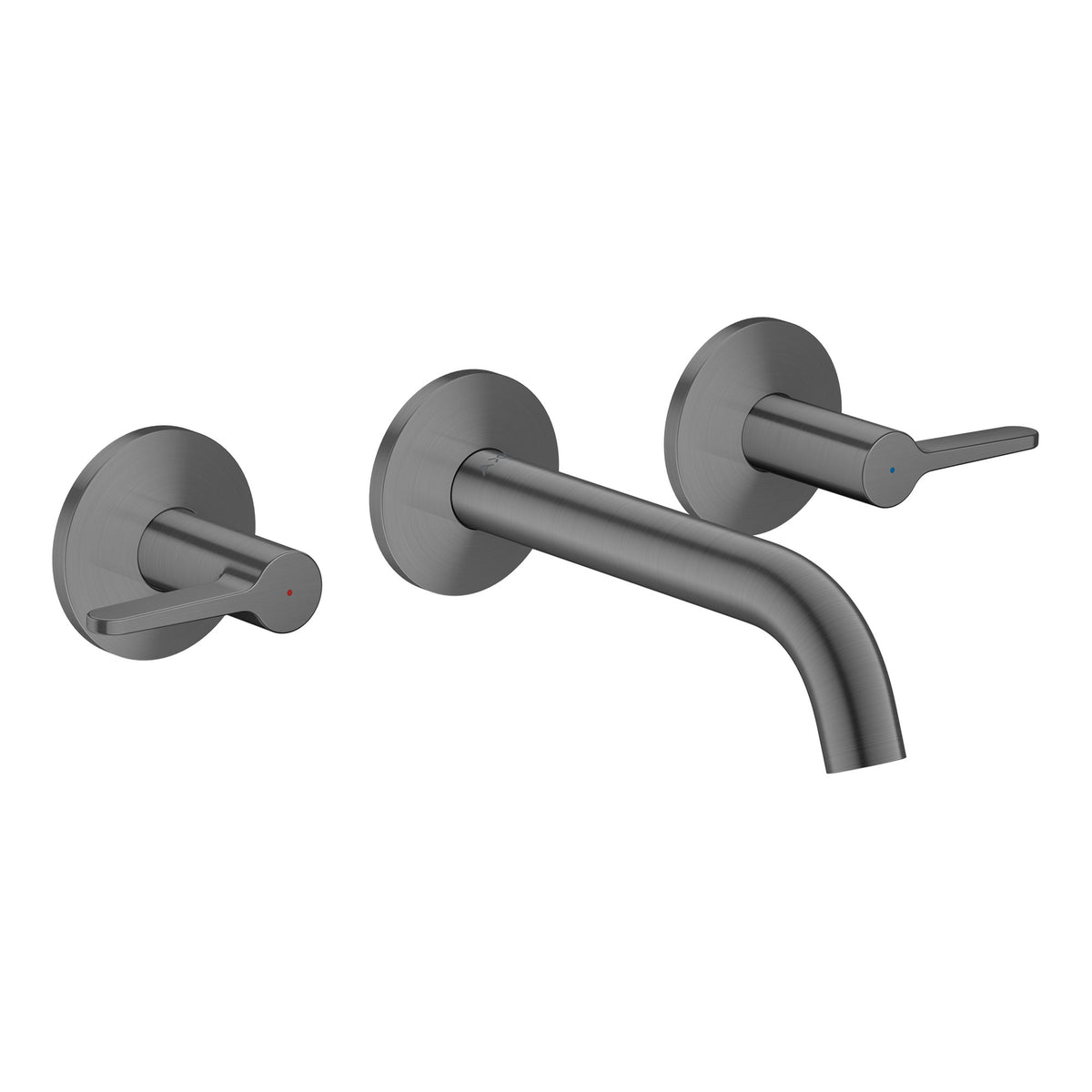 0AXOR One 3-hole basin mixer for concealed installation wall-mounted with spout 160 mm and lever handles