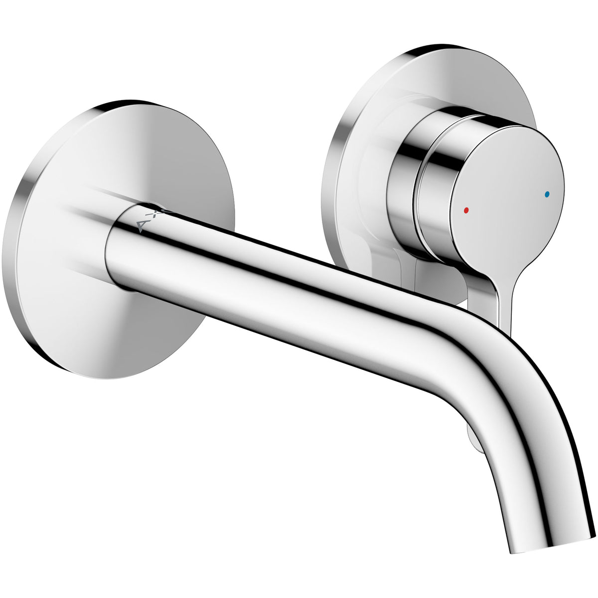 0AXOR One Single lever basin mixer for concealed installation wall-mounted with lever handle and spout 160 mm
