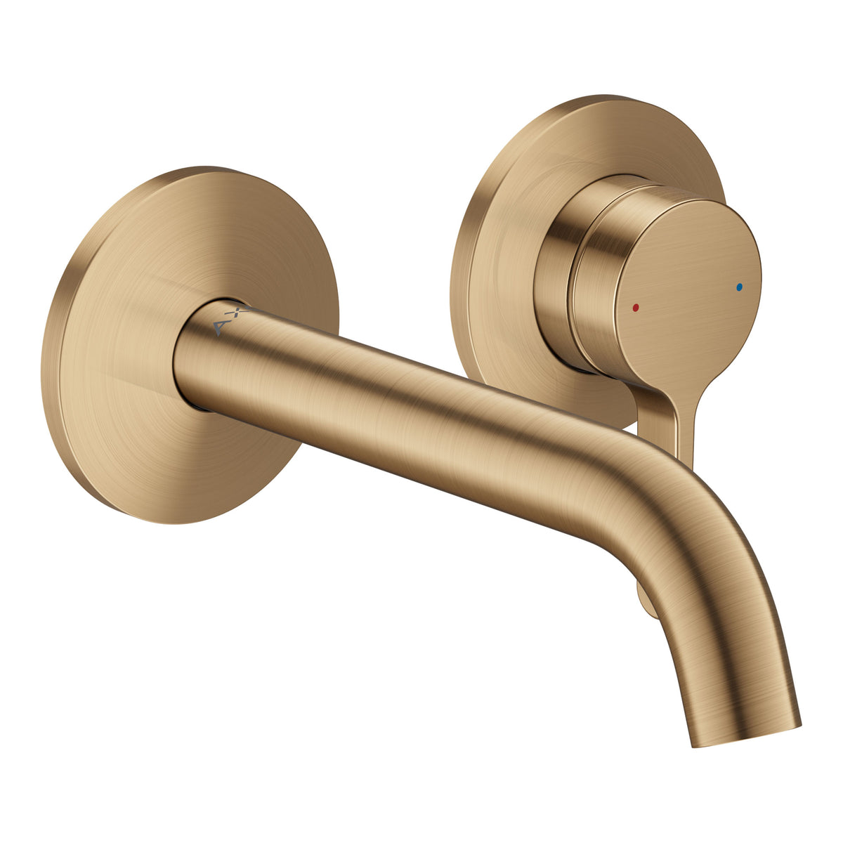 0AXOR One Single lever basin mixer for concealed installation wall-mounted with lever handle and spout 160 mm