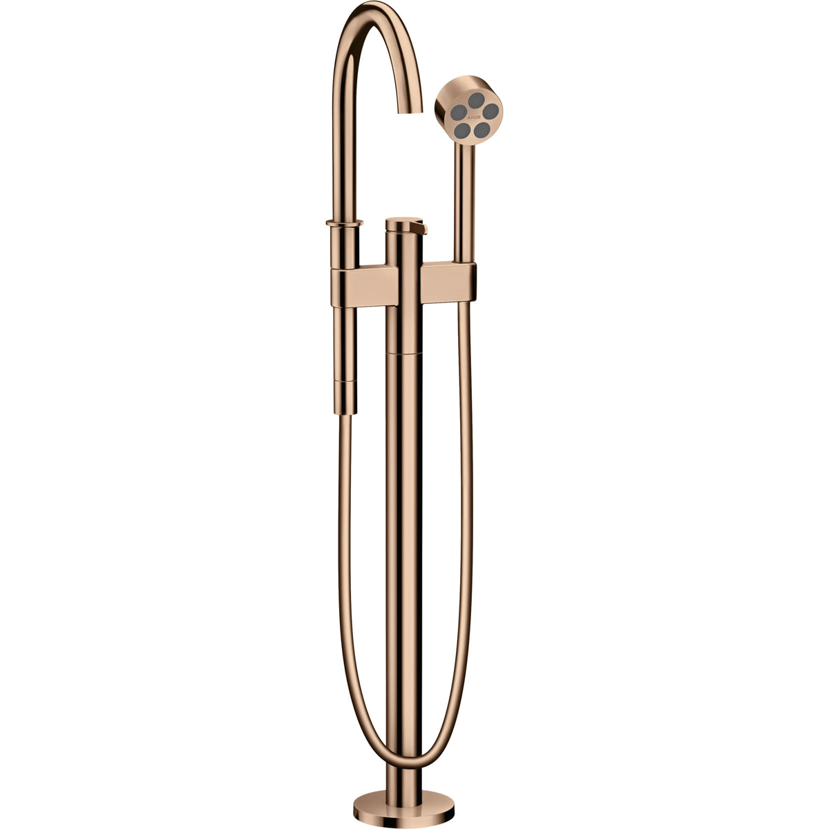 ברז רצפתי לאמבטיה עם מזלף יד אקסור  AXOR One Single lever bath mixer floor-standing