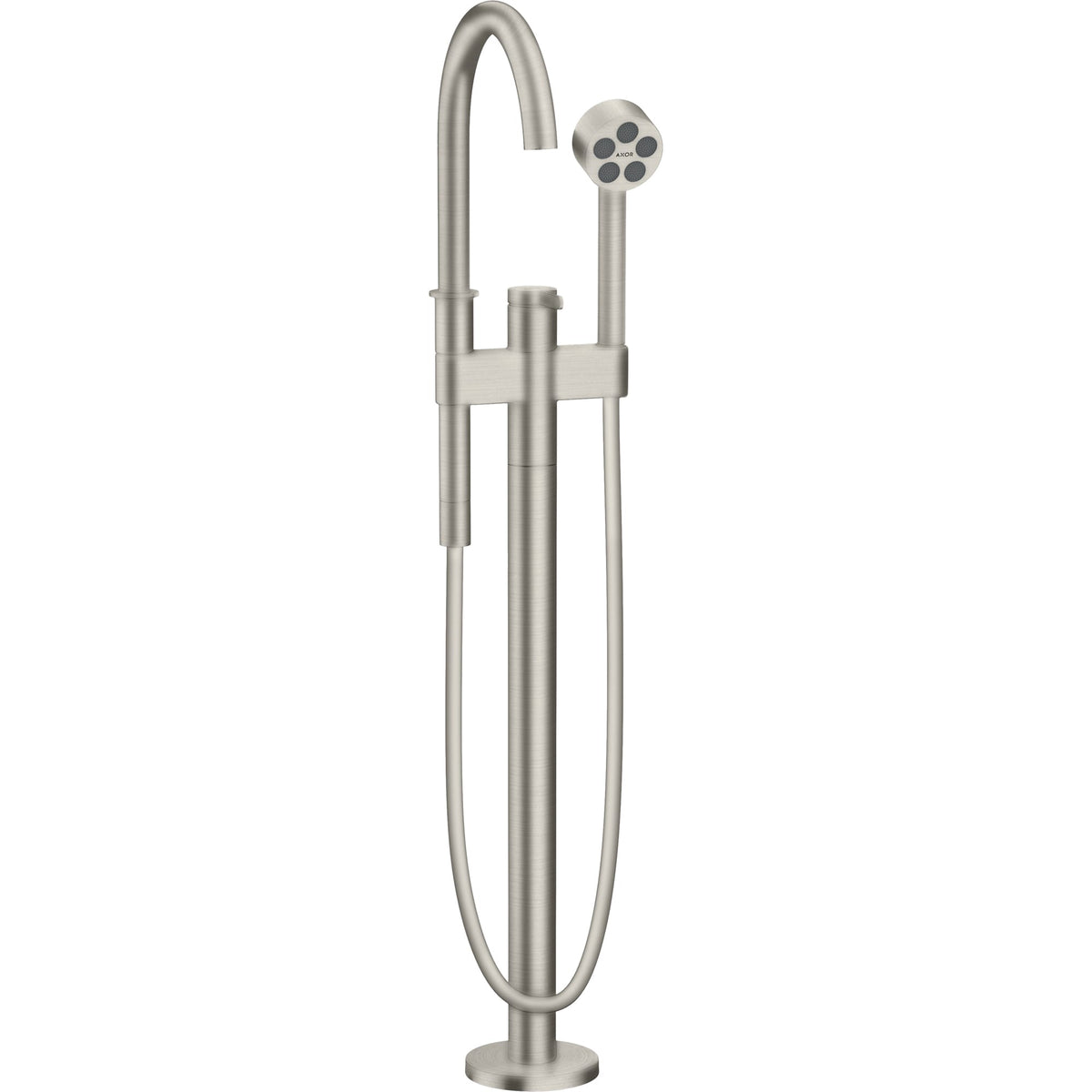 ברז רצפתי לאמבטיה עם מזלף יד אקסור  AXOR One Single lever bath mixer floor-standing