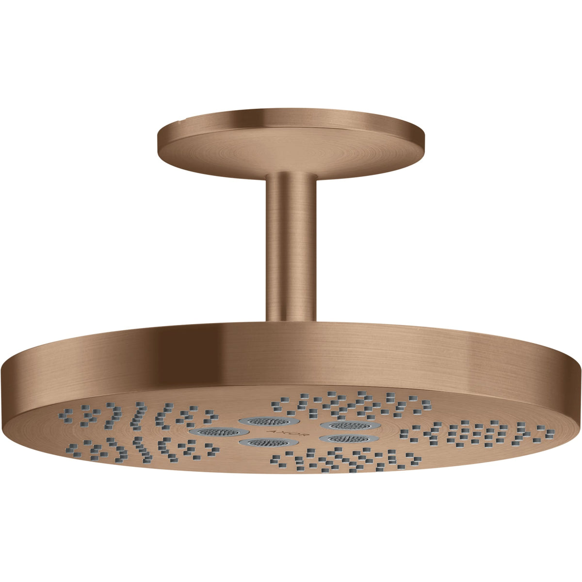 ראש מקלחת עם זרוע אקסור AXOR One Overhead shower 280 1jet with ceiling connection