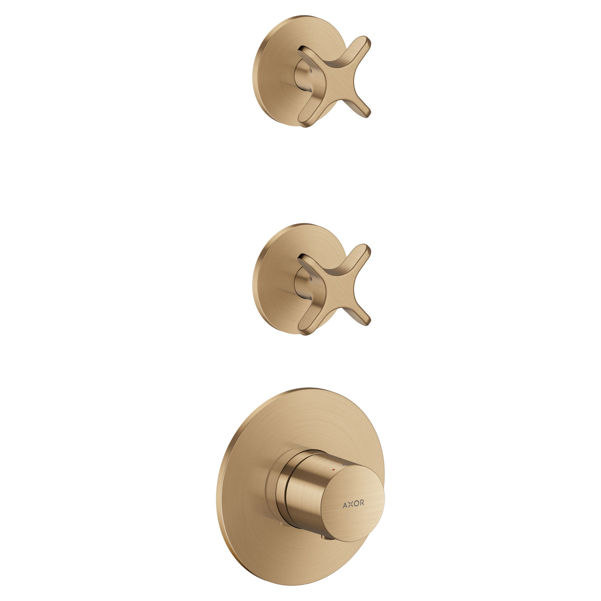 AXOR One Thermostatic module for concealed installation for 2 functions with cross handle