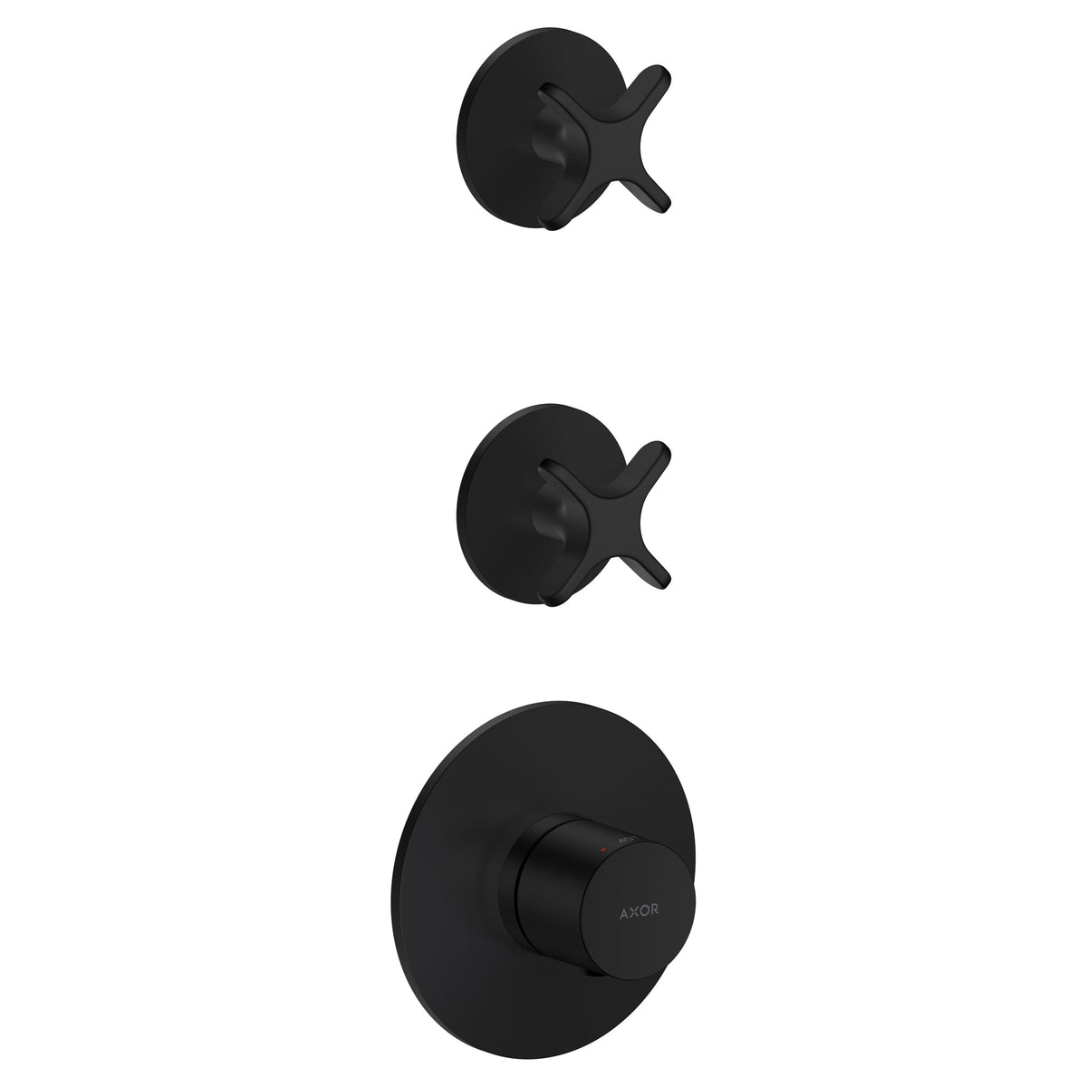 AXOR One Thermostatic module for concealed installation for 2 functions with cross handle