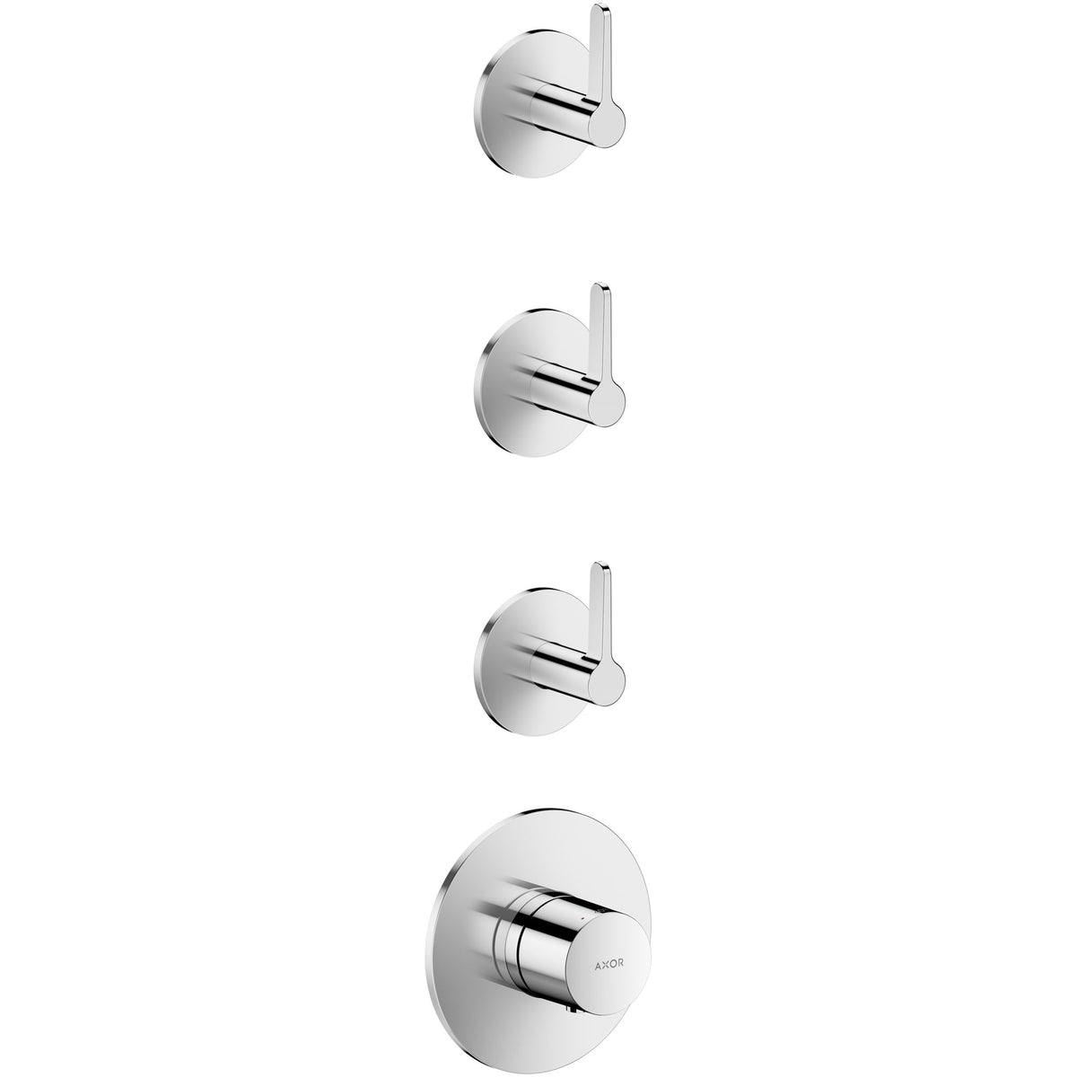 אינטרפוץ 5 דרך AXOR One Thermostatic module for concealed installation for 3 functions with  handle