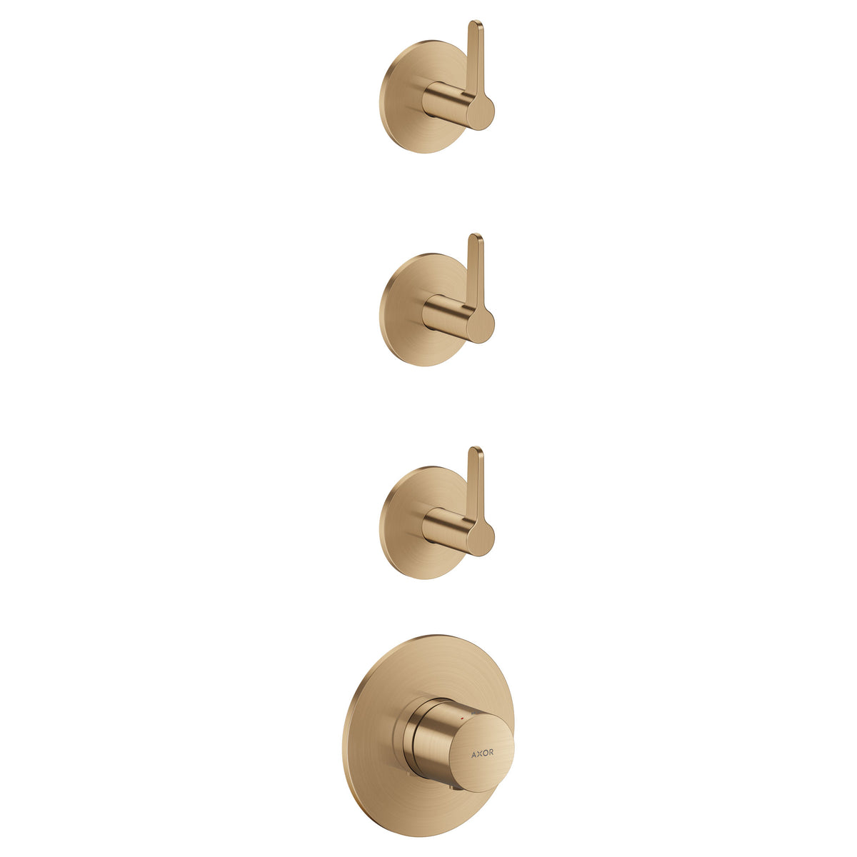 אינטרפוץ 5 דרך AXOR One Thermostatic module for concealed installation for 3 functions with  handle