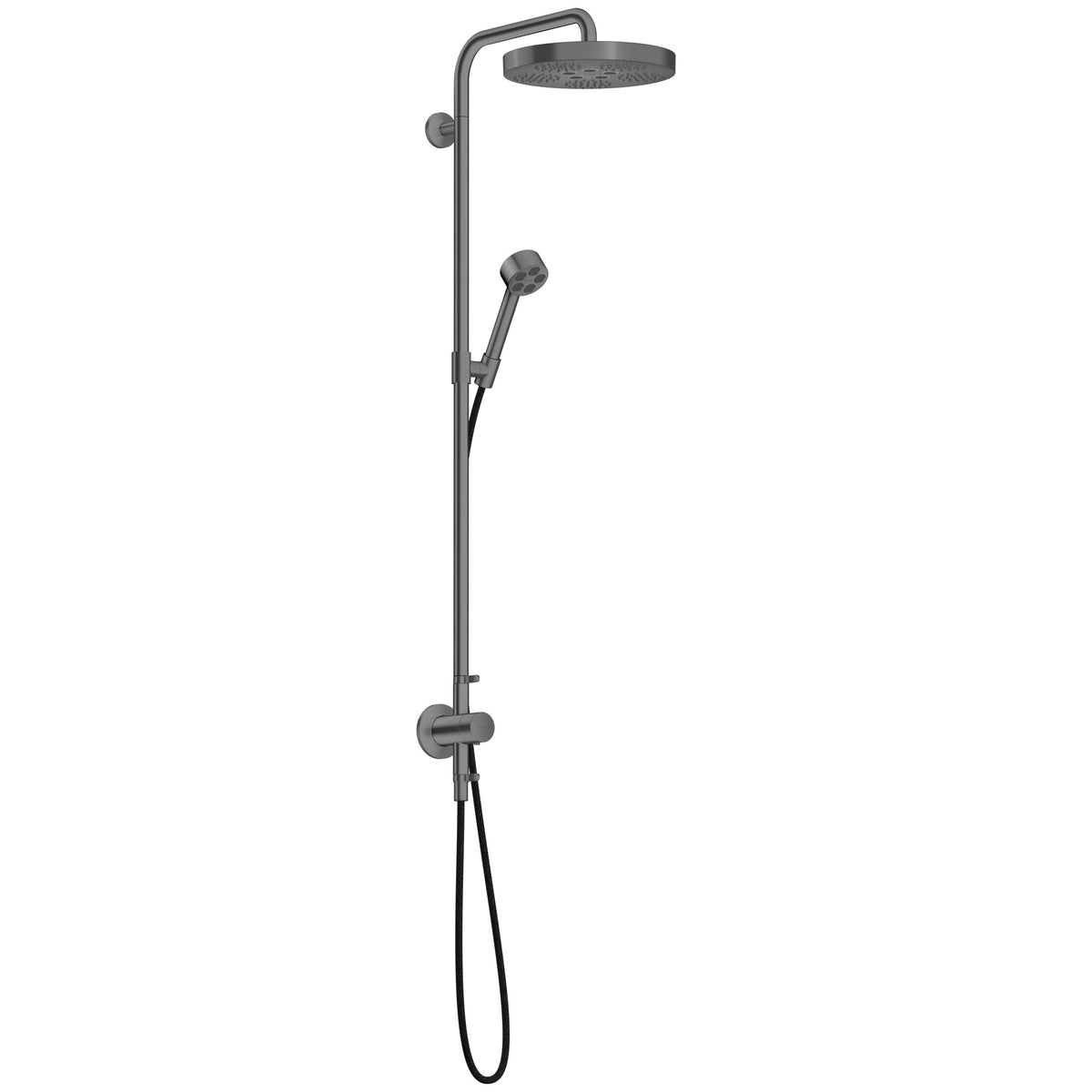 מערכת מקלחת משולבת עם תרמוסטט   AXOR One Showerpipe with thermostat and overhead shower 280 1jet for concealed installation