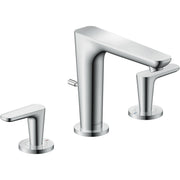 ברז כיור 3 חורים עם מערכת ניקוז אקסור AXOR Citterio C 3-hole basin mixer 125 with pop-up waste set