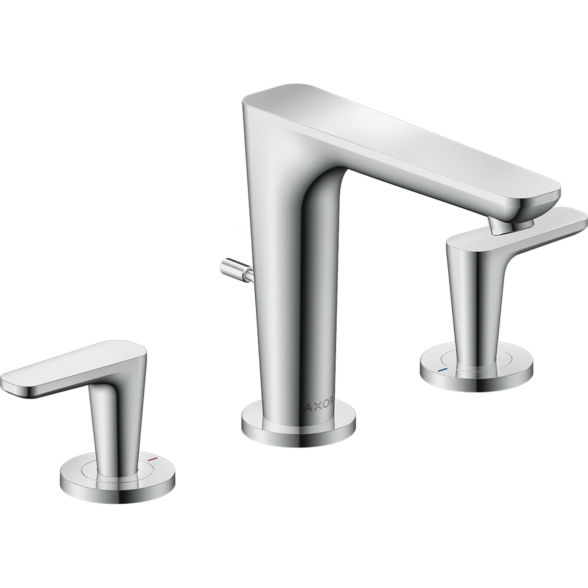 ברז כיור 3 חורים עם מערכת ניקוז אקסור AXOR Citterio C 3-hole basin mixer 125 with pop-up waste set