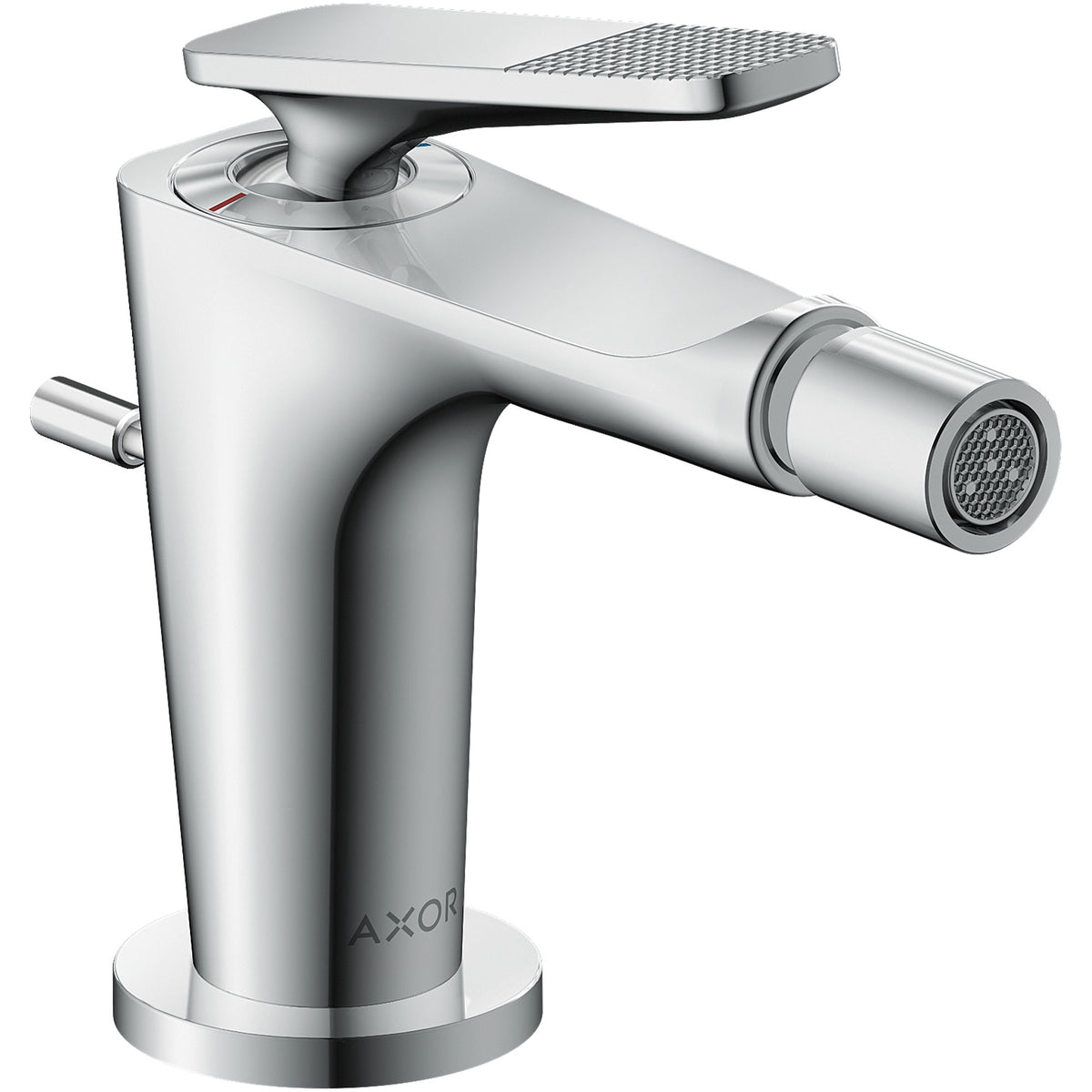 ברז בידה עם מערכת ניקוז אקסור AXOR Citterio C Single lever bidet mixer with pop-up waste set - cubic cut