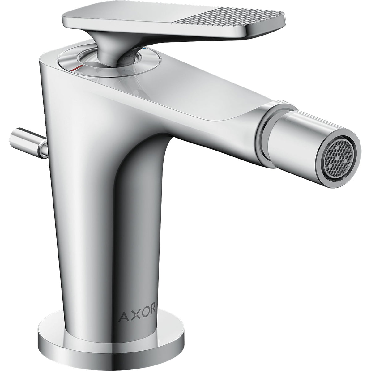 ברז בידה עם מערכת ניקוז אקסור AXOR Citterio C Single lever bidet mixer with pop-up waste set - cubic cut